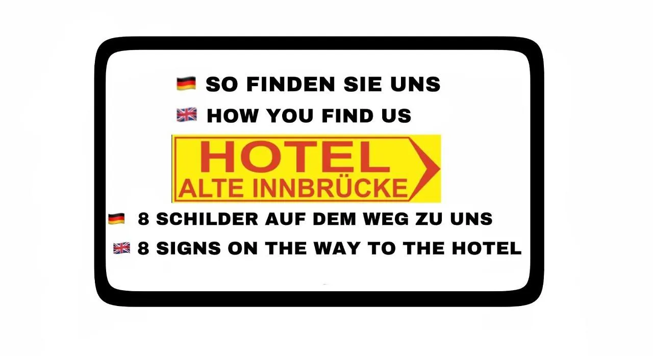 Apparthotel Alte Innbruecke-24Std-Self-Check In-Haustiere Willkommen 因河畔诺伊豪斯 公寓式酒店